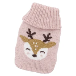 Online Strick-Taschenwärmer Rentier/pink, 13 Cm Geschenkideen|Weihnachtsoutfit