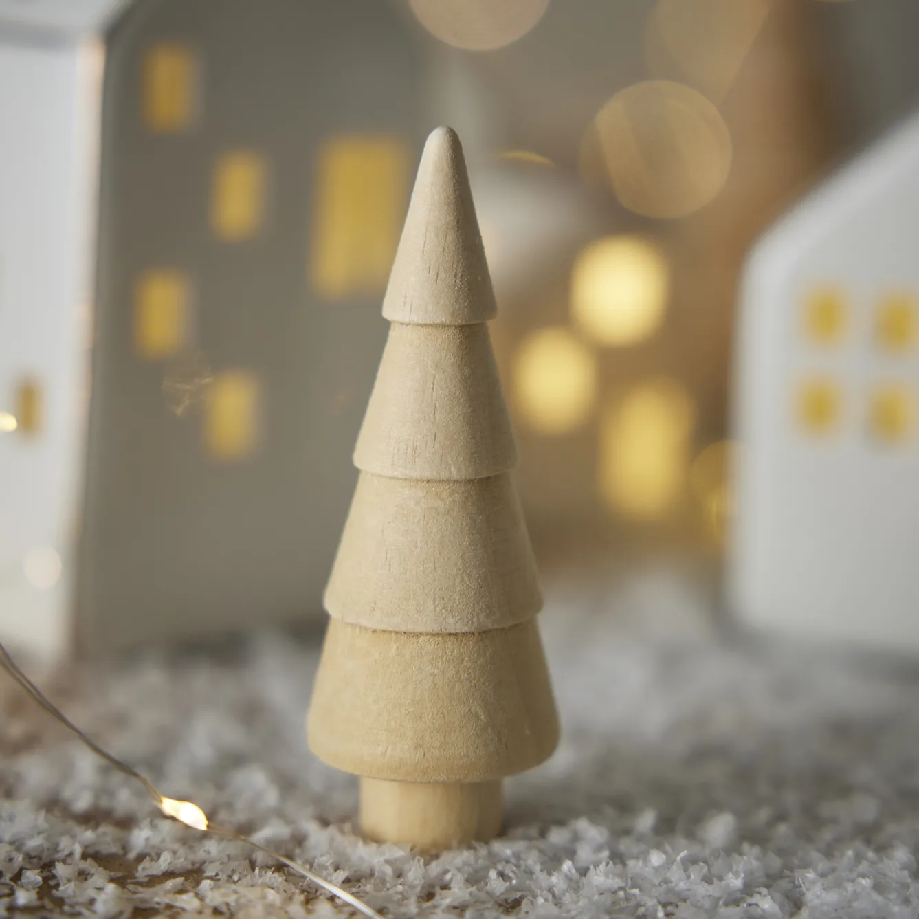 Tanne Stufen, Natur/schmal, 9.5 Cm Shop The Look Xmas|Weihnachtsdeko