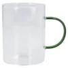 Hot Teeglas Boro, Farbhenkel/grün, 400 Ml Küche