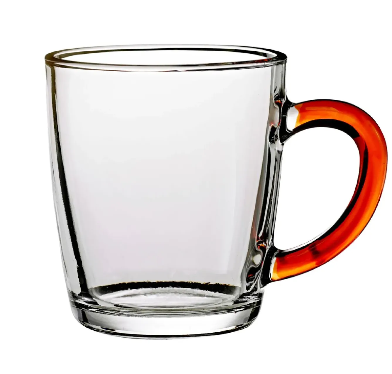 Discount Teeglas Mit Farbhenkel, Orange, 340 Ml Küche