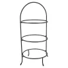 Outlet Tellerständer 3 Ringe, Schwarz, 45 Cm Küche|Etageren