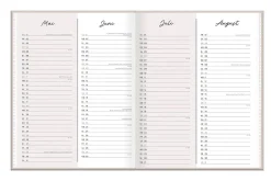 Discount Terminplaner Lady, 2025, Neues Jahr Neues Ich Kalender & Planer