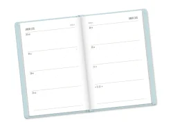 Hot Terminplaner Lederlook, 2025, Hellblau Kalender & Planer|Weihnachtsgeschenke