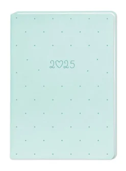 Terminplaner Lederlook, 2025, Mint Kalender & Planer|Weihnachtsgeschenke