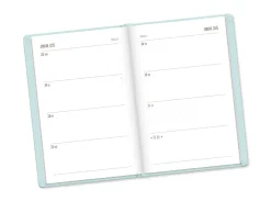 Terminplaner Lederlook, 2025, Mint Kalender & Planer|Weihnachtsgeschenke