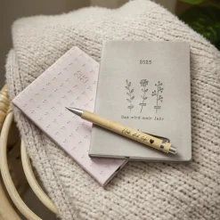 Online Terminplaner Lederlook, 2025, Taupe Kalender & Planer|Weihnachtsgeschenke
