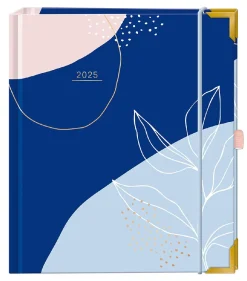 New Terminplaner Premium 2025, Blau Kalender & Planer|Weihnachtsgeschenke