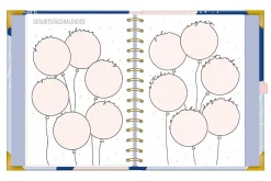 New Terminplaner Premium 2025, Blau Kalender & Planer|Weihnachtsgeschenke