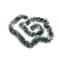 Online Tinsel-Girlande, Grün/weiß, 2 M Weihnachtsdeko