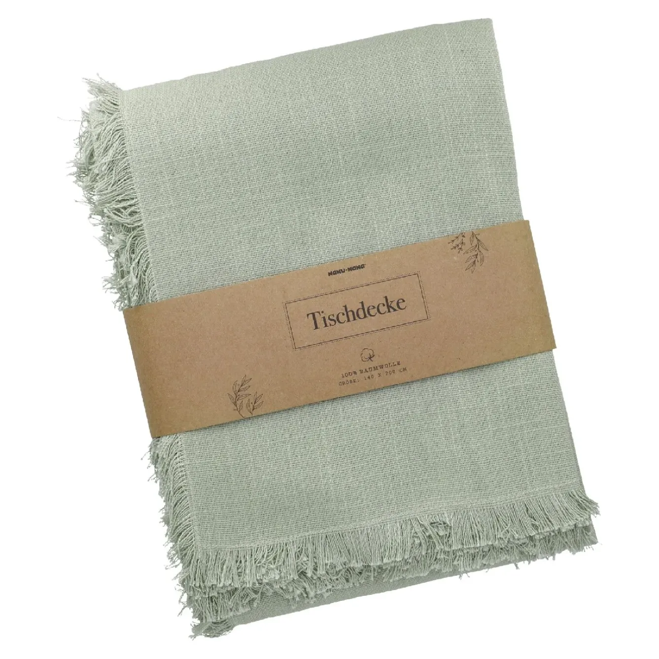 Sale Tischdecke Fransen, Grün, 140 X 200 Cm Geschenkideen|Küche