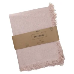 Tischdecke Fransen, Rosa, 140 X 200 Cm Geschenkideen|Küche