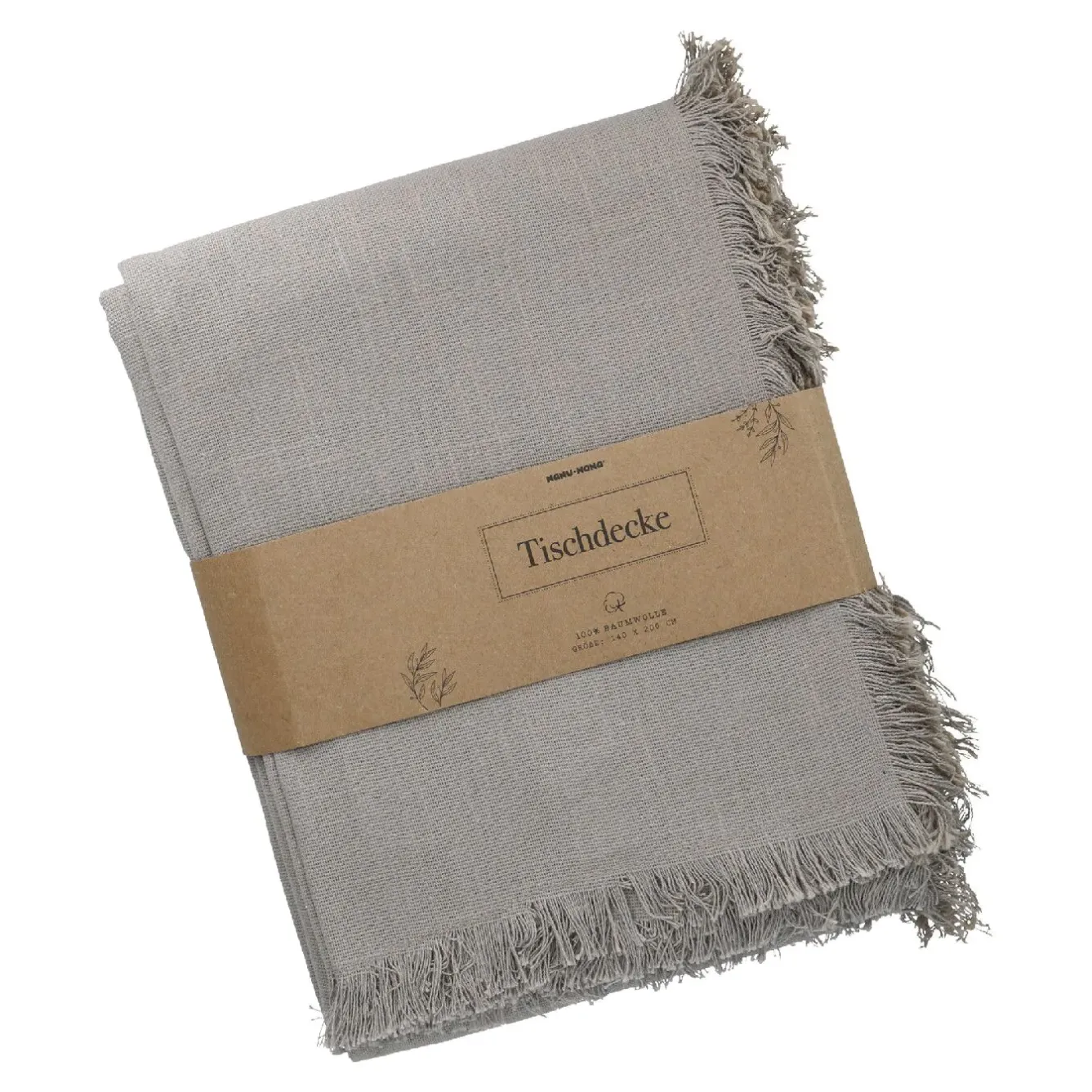Discount Tischdecke Fransen, Taupe, 140 X 200 Cm Geschenkideen|Küche