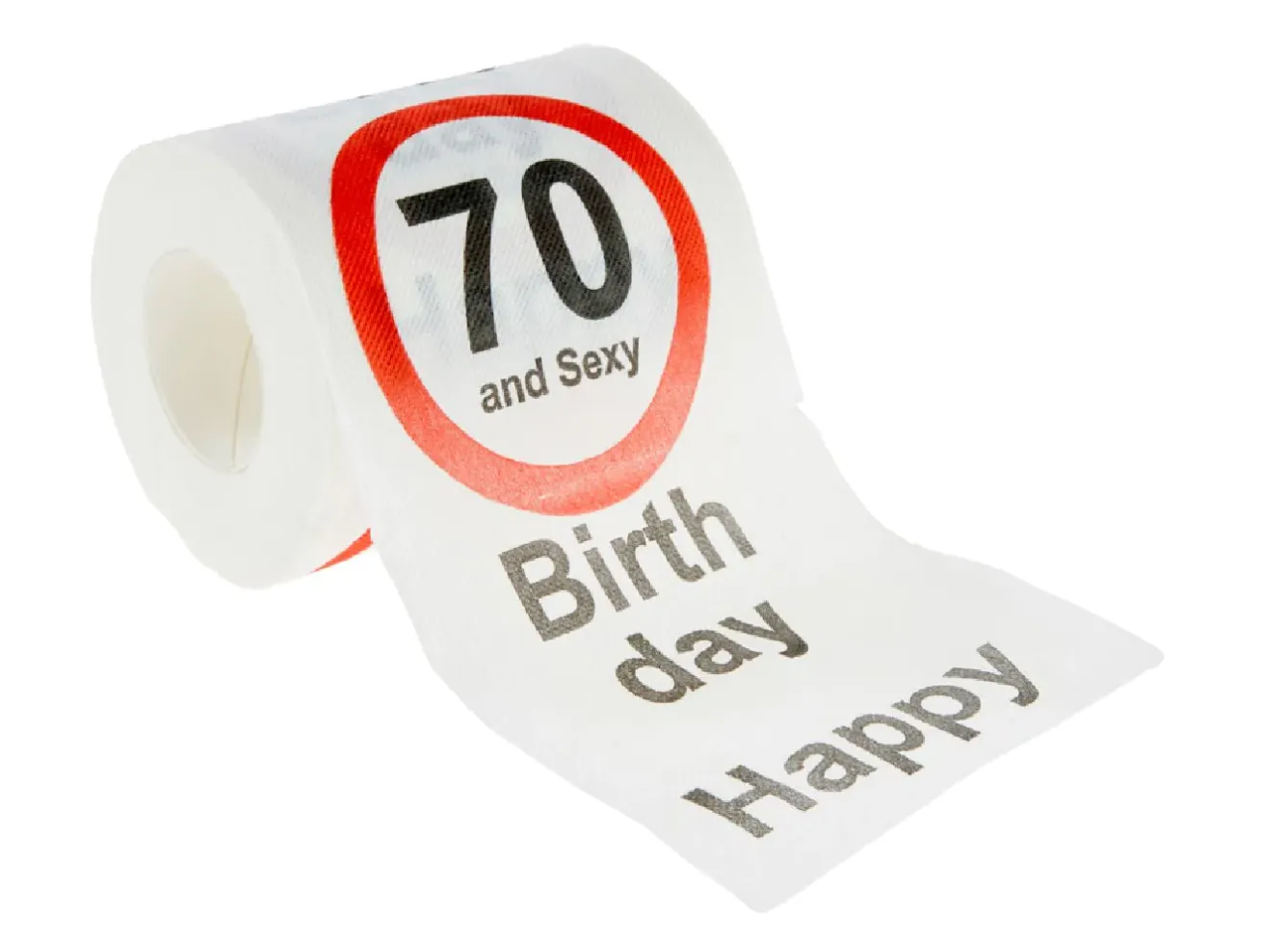 Outlet Toilettenpapier Birthday, 70 Jahre, 24 Meter Geburtstag