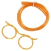 Sale Trink-Schlauch Brille, Orange Geburtstag|Trinkspiele