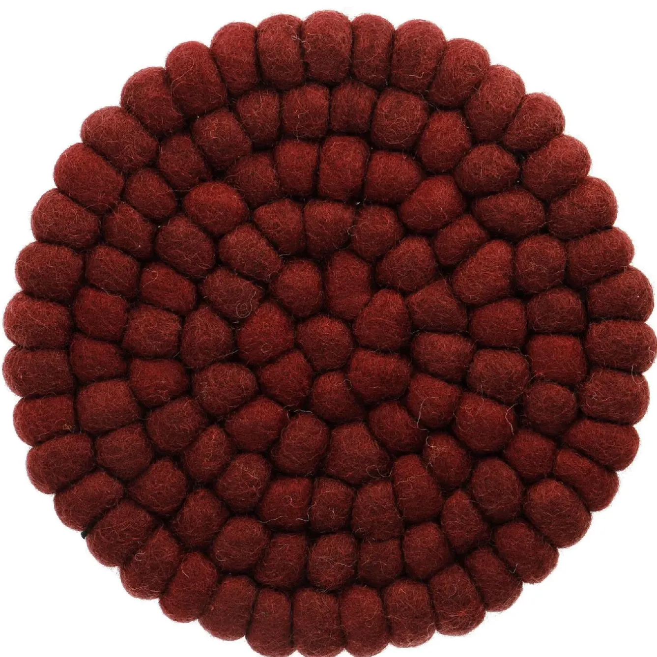 Clearance Untersetzer Filzkugeln, Dunkelrot , 20 Cm Küche