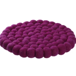 Clearance Untersetzer Filzkugeln, Lila, 20 Cm Küche|Tischdeko