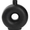 Hot Vase Loch, Schwarz, 20 Cm Vasen & Kunstblumen