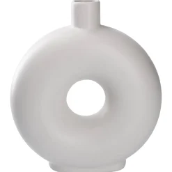 New Vase Loch, Weiß, 20 Cm Vasen & Kunstblumen