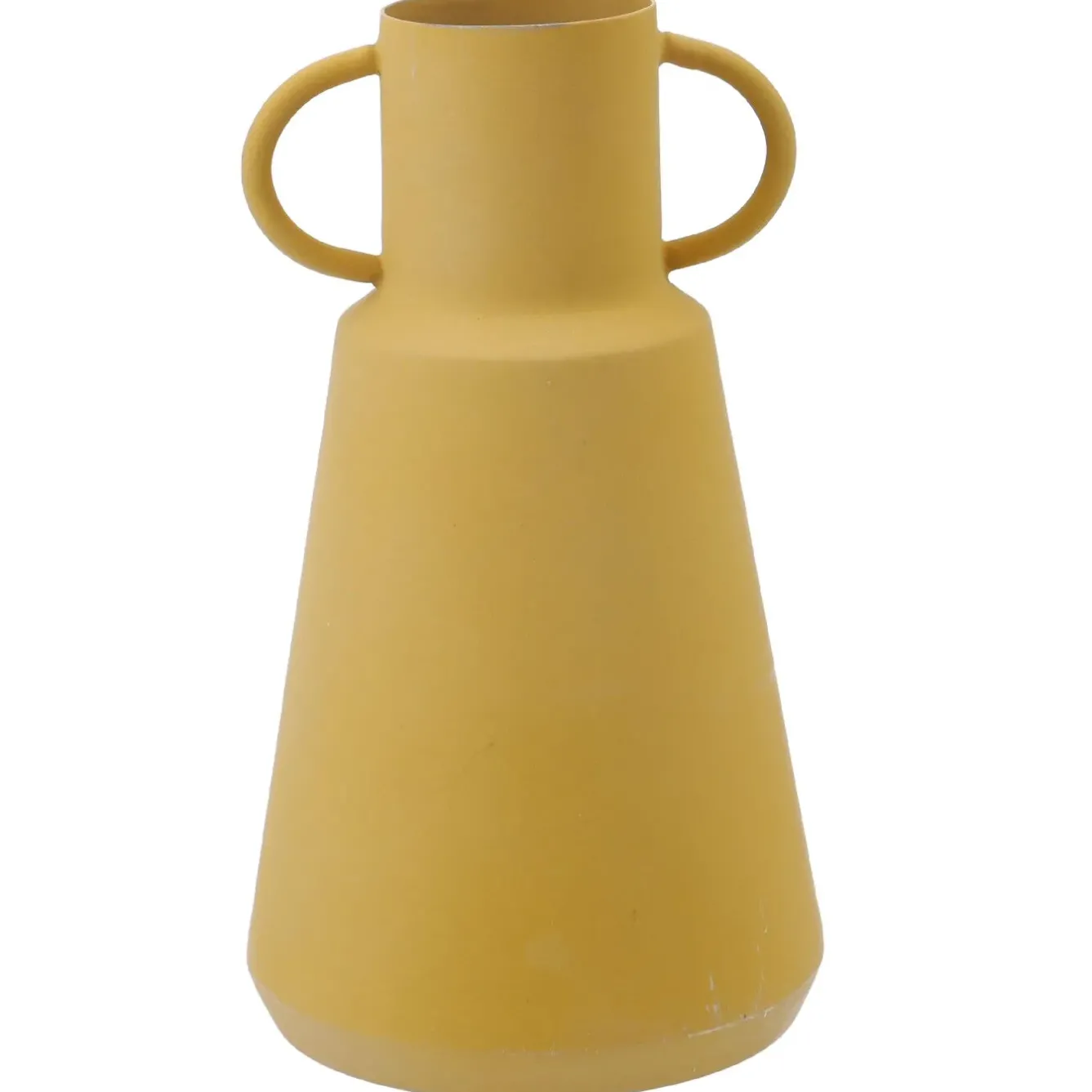 New Vase Metall, Hoch/gelb, 19.5 Cm Vasen & Kunstblumen|Herbstdeko