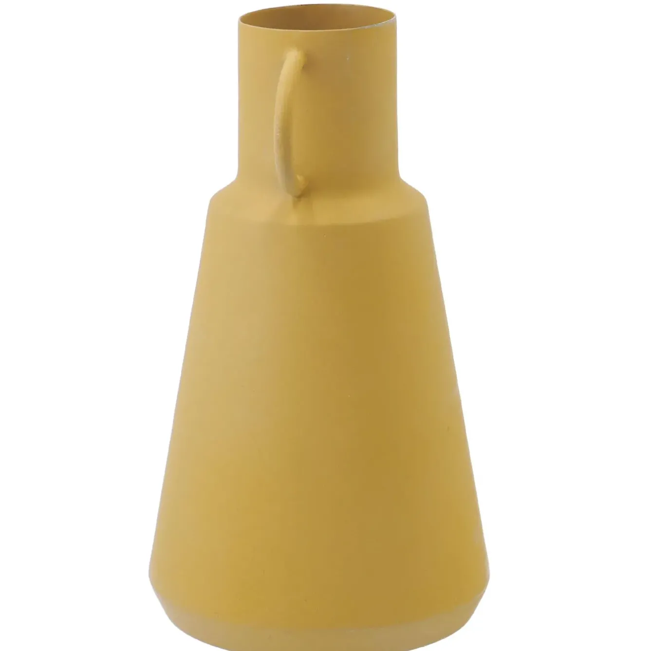 New Vase Metall, Hoch/gelb, 19.5 Cm Vasen & Kunstblumen|Herbstdeko