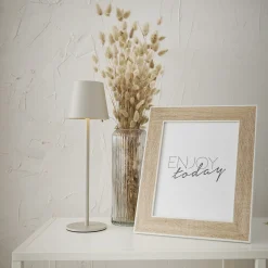 Clearance Vase Mila/Rillen, Taupe, 10 X 24 Cm Vasen & Kunstblumen|Frühlingsdeko