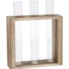 Best Vase Reagenzglas 3 Stück In Holzständer, 19 Cm Vasen & Kunstblumen|Frühlingsdeko