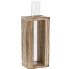 Best Vase Reagenzglas In Holzständer, 19 Cm Jga|Vasen & Kunstblumen