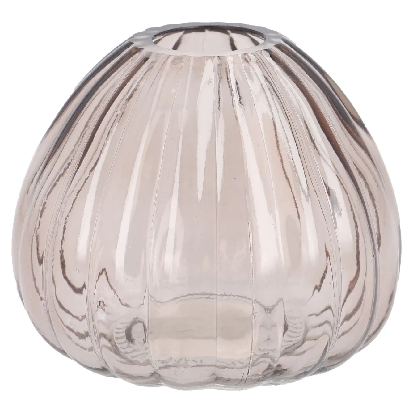 Sale Vase Rillen, Hellbraun/bauchig, Höhe 7.5 Cm Vasen & Kunstblumen|Frühlingsdeko
