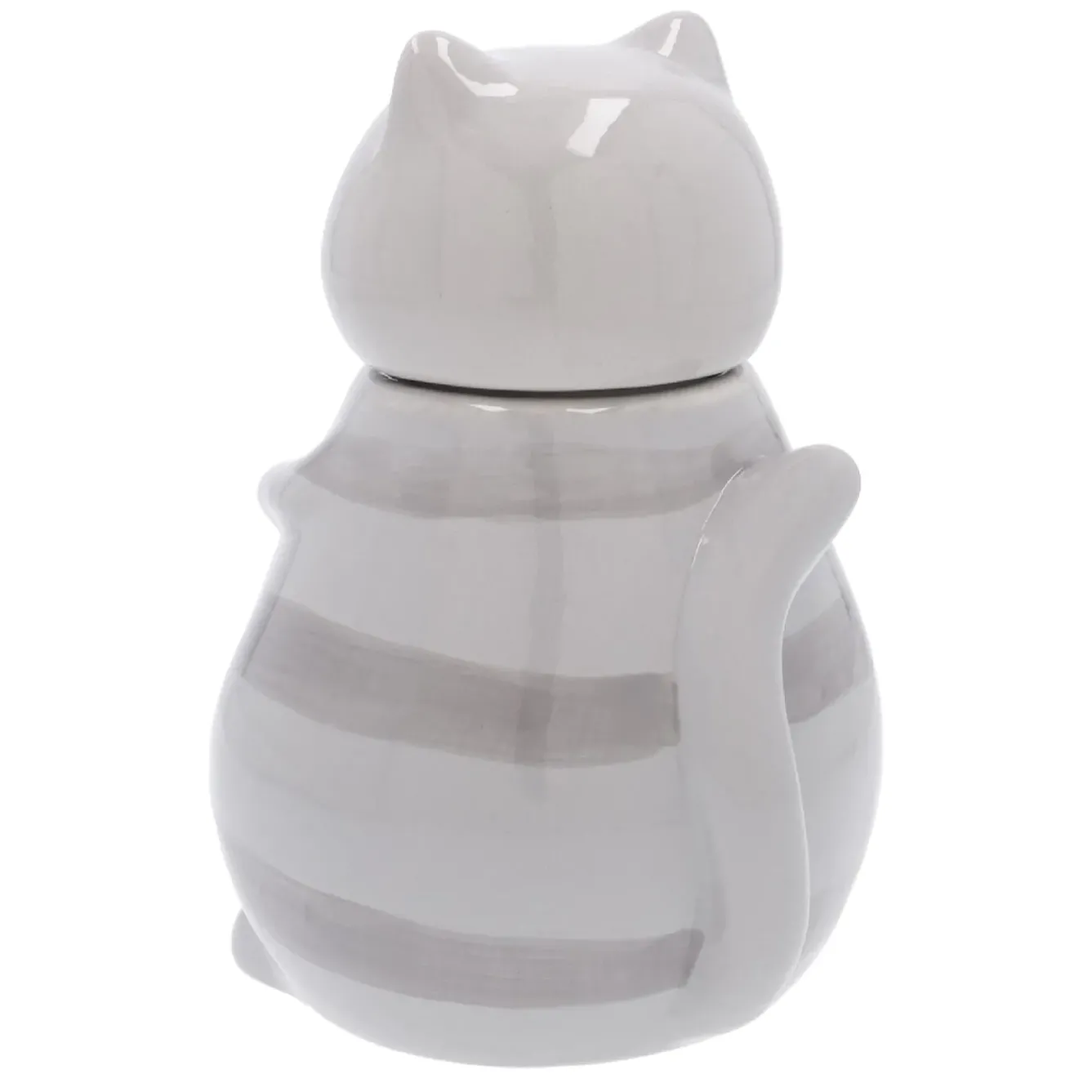 New Vorratsdose Katze, Grau, 20 Cm Tierfreunde|Küche