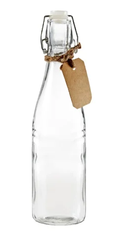 New Vorratsflasche Mit Label, Rund, 500 Ml Jga|Salty- Und Candybar