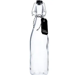 Outlet Vorratsflasche Mit Schwarzem Label, Rund, 500 Ml Jga|Salty- Und Candybar