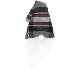Discount Weinflaschen-Hut Wichtel, Karo Rot/weiß/grau Küche|Weihnachtsgeschenke
