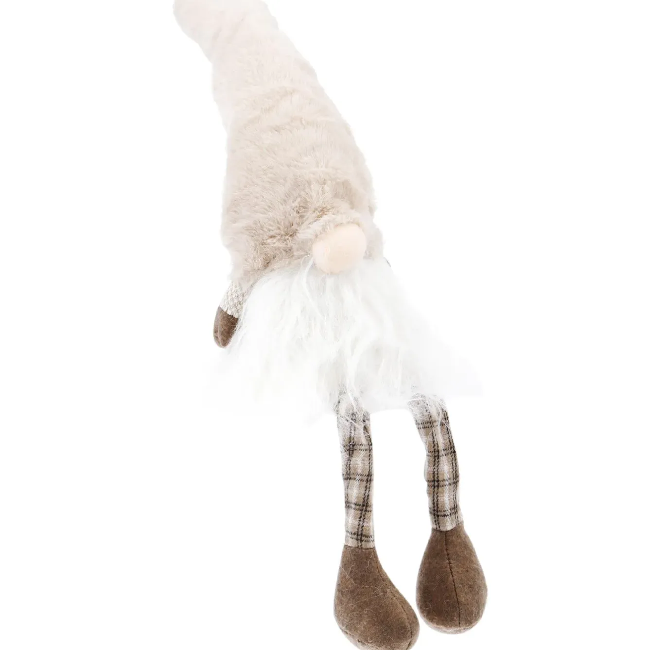 Wichtel Beigefell, 50 Cm Weihnachtsdeko