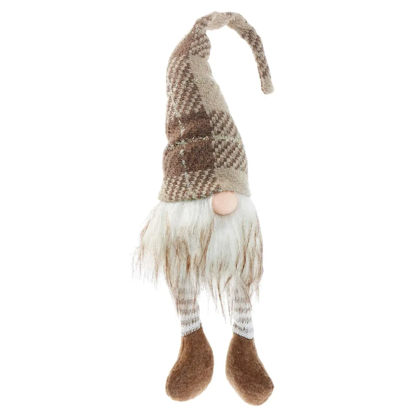 New Wichtel Strick, Karo, 47 Cm Weihnachtsdeko|Weihnachten