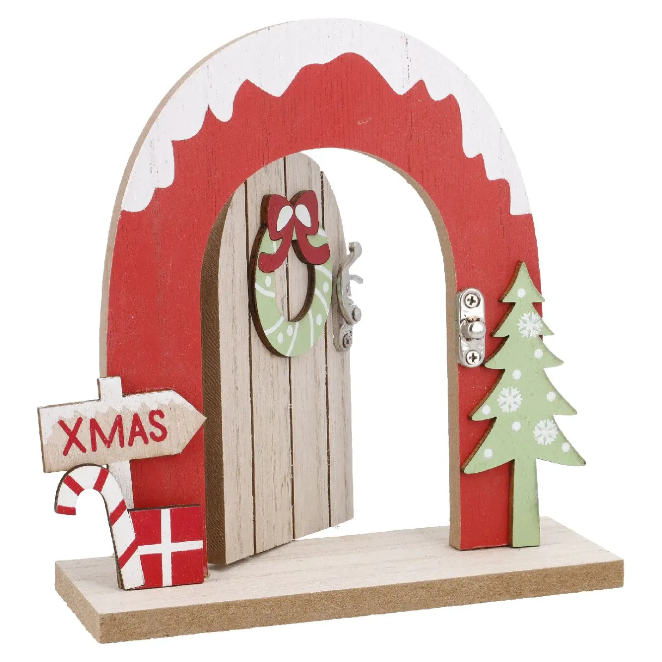 Outlet Wichteltür Bogen, Türkranz, 16 Cm Deko-Objekte|Weihnachtstraditionen