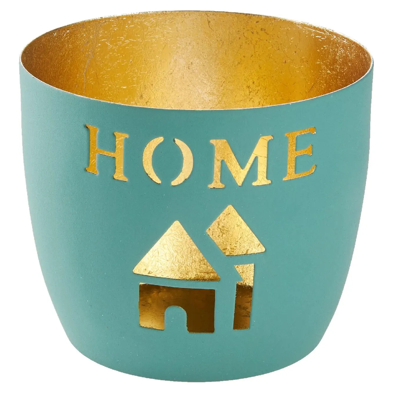 Sale Windlicht Spruch, Home/türkis, 10 X 8.5 Cm Windlichter & Laternen