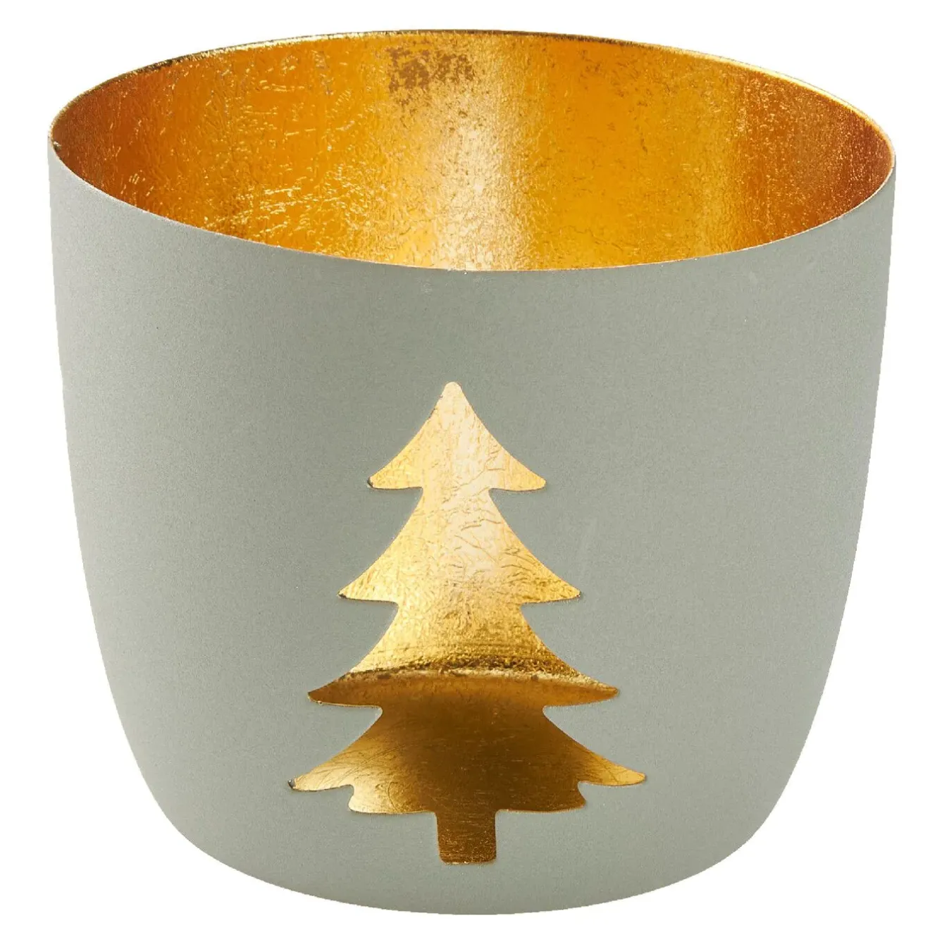 Sale Windlicht Spruch/Xmas, Tanne/hellgrau, 10 X 8.5 Cm Windlichter & Laternen|Weihnachtsdeko