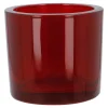 Outlet Windlicht Zylinder, Dick/rot/transparent, 9 X 8 Cm Windlichter & Laternen|Herbstdeko