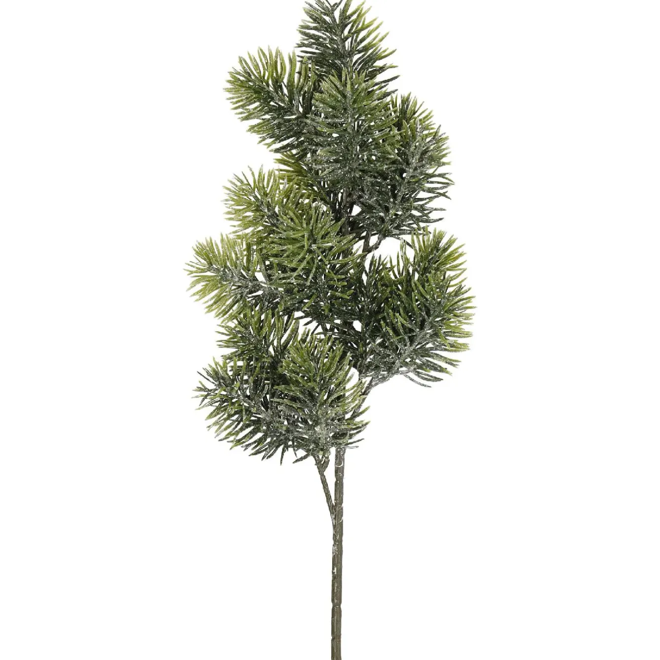Zweig Tanne/Frost, Grün/weiß, 45 Cm Vasen & Kunstblumen|Adventskränze & Zubehör